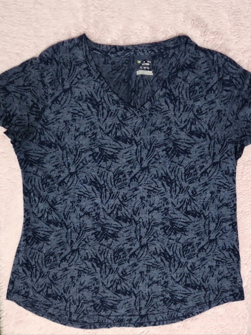 Womens Blue Tek Gear XL Tee
